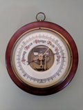 1950s German Barometer Porcelain Dial F*S