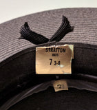 Stratton Summer dress straw, model S-44DB Patrol Hat - SIZE 7-3/8 F*S