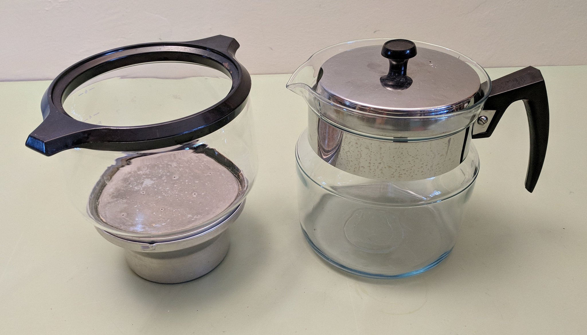 Pyrex Flameware 8856B 6cup drip coffee pot F*S Reticulum