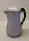 Guardian Service Atomic-Age Hammered Aluminum Stovetop Drip coffeepot. F*S