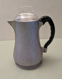 Guardian Service Atomic-Age Hammered Aluminum Stovetop Drip coffeepot. F*S