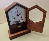 Jerome & Co. 1872 Hexagon* Top Mantle Clock Working F*S