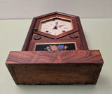 Jerome & Co. 1872 Hexagon* Top Mantle Clock Working F*S