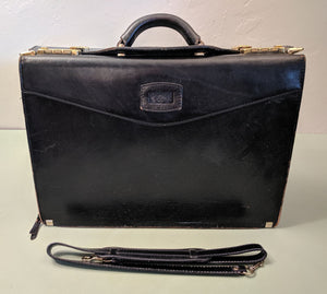 Lorenzo Full Grain Leather* attache case, Amiet combination locks F*S