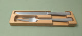 Gense Swedish Mid-Century Carving Set - Stainless Steel in ash holder F*S