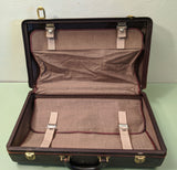 Hartmann 21" train car Belting Leather carry-on F*S