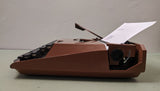 SCM Smith-Corona Karmann Ghia Super G Typewriter - Brown