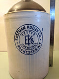 Eastman Kodak Stoneware Chemical jug/crock 19'' x 11''