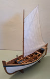 Captian's gig - wood* and canvas 1/24 scale model F*S