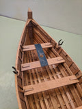 Captian's gig - wood* and canvas 1/24 scale model F*S