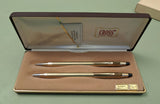 CROSS 10k * Gold Filled Pen Pencil Set With Case & Booklet F*S