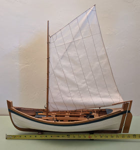 Captian's gig - wood* and canvas 1/24 scale model F*S