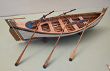 Captian's gig - wood* and canvas 1/24 scale model F*S