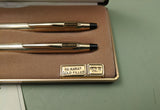 CROSS 10k * Gold Filled Pen Pencil Set With Case & Booklet F*S