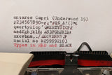 antares CAPRI ultraportable manual typewriter with case F*S