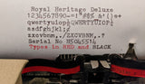 Royal Heritage Deluxe Portable Manual Typewriter F*S