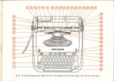 Hermes 3000 1st gen Manual Portable Typewriter owner's and user's manual PDF format