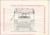 Hermes 3000 3rd gen Manual Portable Typewriter owner's and user's manual PDF format