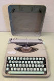 Hermes Baby Rocket Manual Typewriter ready to type ! Seafoam Green F*S