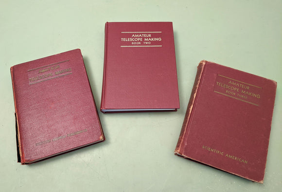 Amateur Telescope Making Scientific American 3 volume set 1935.1953.1980 F*S