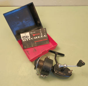 Garcia Mitchell 300 Spinning Reel with Case and Manual F*S