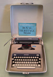 Royal Heritage Deluxe Portable Manual Typewriter F*S