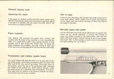 Hermes 3000 2nd gen Manual Portable Typewriter owner's and user's manual PDF format