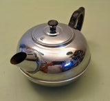 Britdis chrome* on copper 6 cup teapot F*S