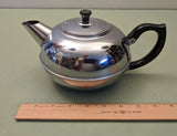 Britdis chrome* on copper 6 cup teapot F*S