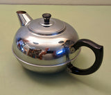 Britdis chrome* on copper 6 cup teapot F*S