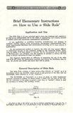 How to Use a Slide Rule, Eugene Dietzgen Co. 1942 Slide Rule PDF owner's and user's manual PDF format