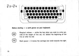 Adler J2 - J4 Manual Portable Typewriter owner's and user's manual PDF format