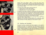 Beaulieu R. 16 movie camera brochure and owner's and user's manual PDF format