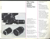 Beaulieu R. 16 movie camera brochure and owner's and user's manual PDF format