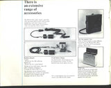 Beaulieu R. 16 movie camera brochure and owner's and user's manual PDF format