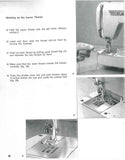 Elna Supermatic Sewing Machine owner's and user's manual PDF format