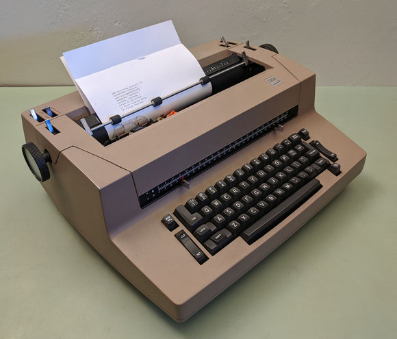 IBM Selectric II Typewriter owner's and user's manual PDF format