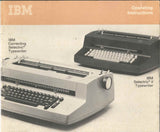 IBM Selectric II Typewriter owner's and user's manual PDF format
