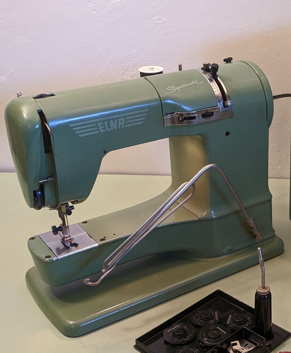Elna Supermatic Sewing Machine owner's and user's manual PDF format