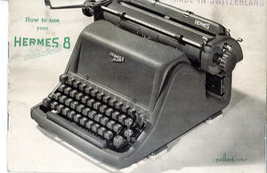 Hermes 8 Typewriter PDF owner's and user's manual