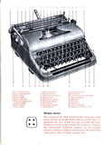 Olympia SM 3 Manual Portable Typewriter owner's and user's manual PDF format