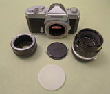 Nikon Nikkormat FTn 35mm Film Camera, 55mm macro lens and accessories F*S