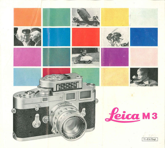 Ernst LEITZ * Leica M 3 system sales brochure - 1963 F*S